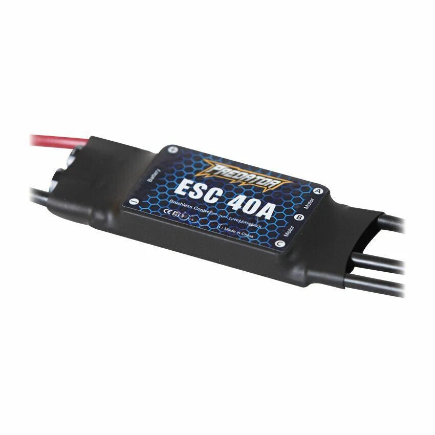 FMS part FMSESC40A Brushless ESC 40A with 3A SBEC for RC Plane Warbird Trainer - Image 4 of 4
