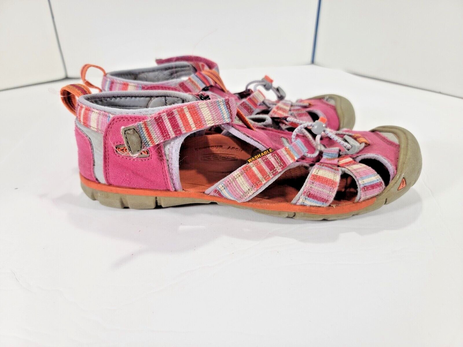 Sandali Keen Newport H2 bambino taglia 6 bambina punta chiusa regolabile rosa