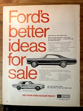 Original 1968 Ford AD: Fords better ideas for sale.