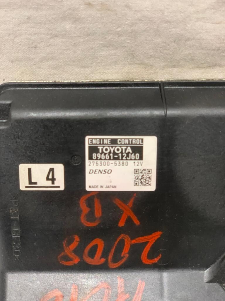 08 SCION XB 2.4L ECU ECM Engine Control Module 89661-12J60