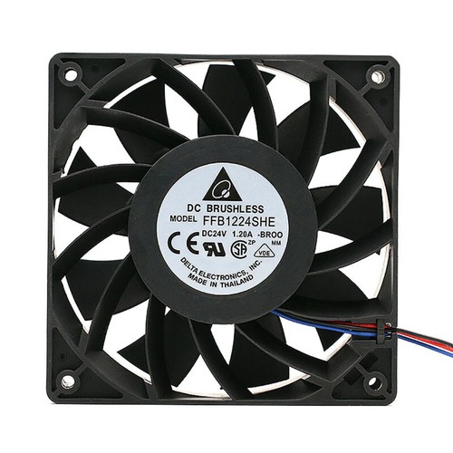 Delta FFB1224SHE-BR00 12038 24V 1.20A 3-pin large air volume inverter fan - 第 1/5 張圖片