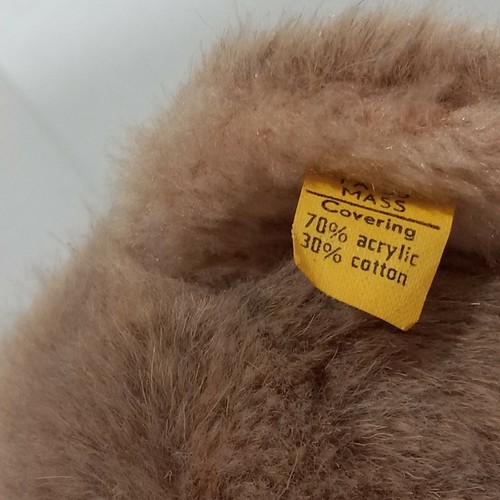Vtg Steiff Sitting Brown Teddy Bear Original Hang Tags Ear Button 0205/35 Mint - Picture 7 of 7