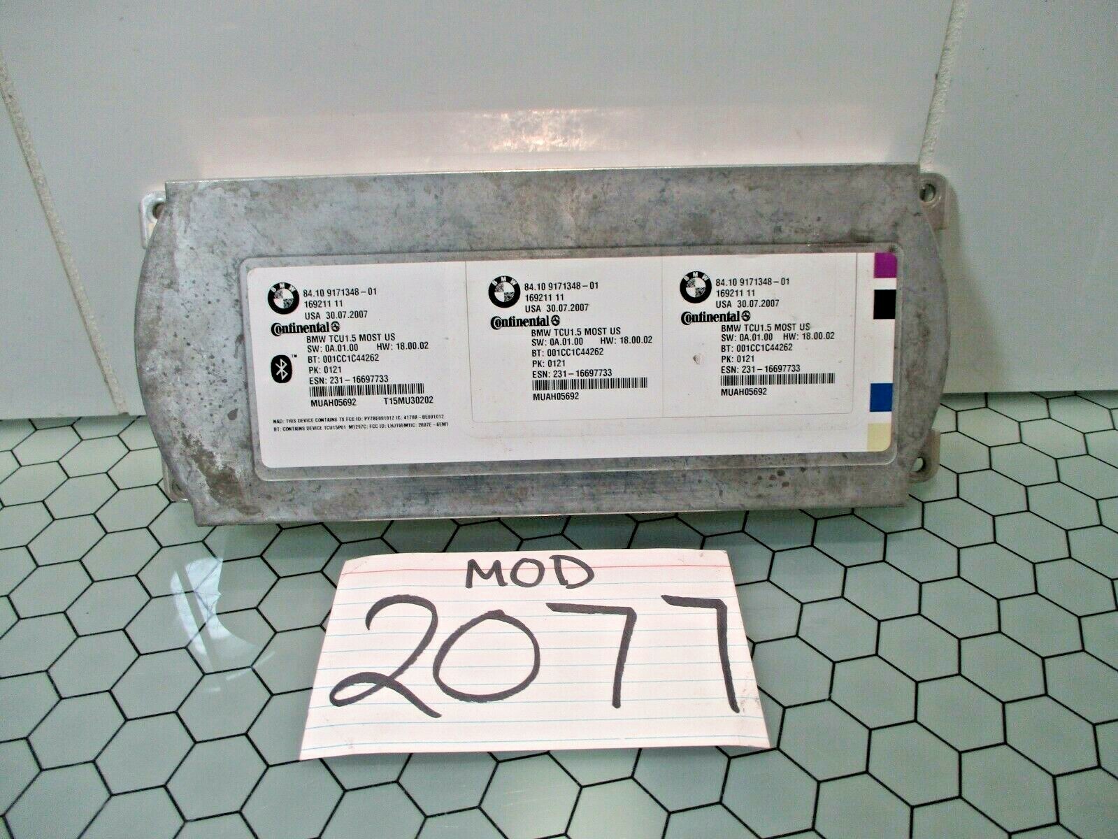 07 08 09 10 11 BMW 750 Telematic Bluetooth Communication Control Module 2077MOD 