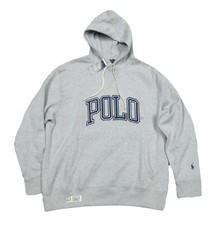 Polo Ralph Lauren Big  Tall Men's Grey Heather Embroidered Logo Pullover Hoodie