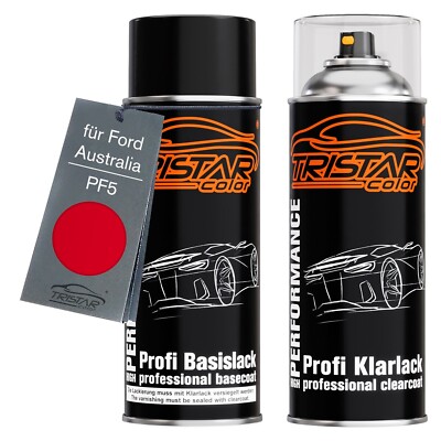 Autolack Spraydosen Set für Ford Australia PF5 Colorado Red Basislack Klarlack