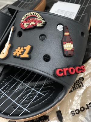 Luke Combs X Crocs Classic Bootlegger Slide- SIZE Men display picture 3