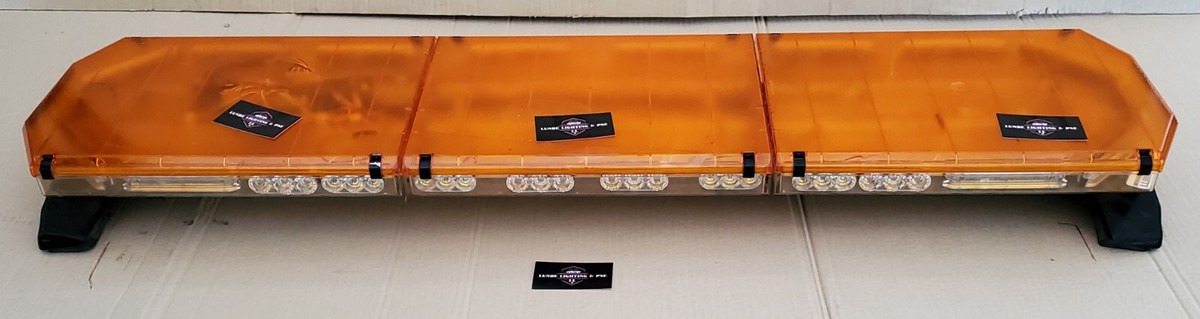 Code3 21TR AMBER LightBar w/ Takedowns & Alleys 52INCH