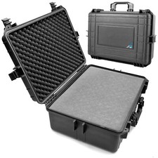 CM Waterproof Hard Case with Customizable Foam Fits Items up to 18" x 11" x 6"