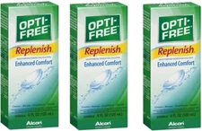 Opti-Free Replenish Multi-Purpose Disinfecting Solution 4oz (3 Pack)