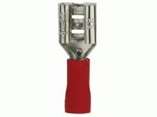 300 Pack 22-18 Vinyl Quick Disconnect Female .205" Terminal Red USA Made