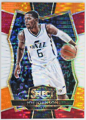 2016-17 Panini Select #196 Joe Johnson Tri-Color Prizm Utah Jazz