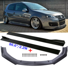 Spoilerschwert Frontspoiler Lippe Seitenschweller Sideskirts für VW GOLF 5