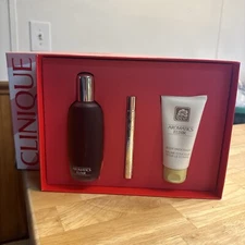 Clinique Aromatics Elixir Riches Gift Set Perfume ,Spray & Body Smoother BNIB