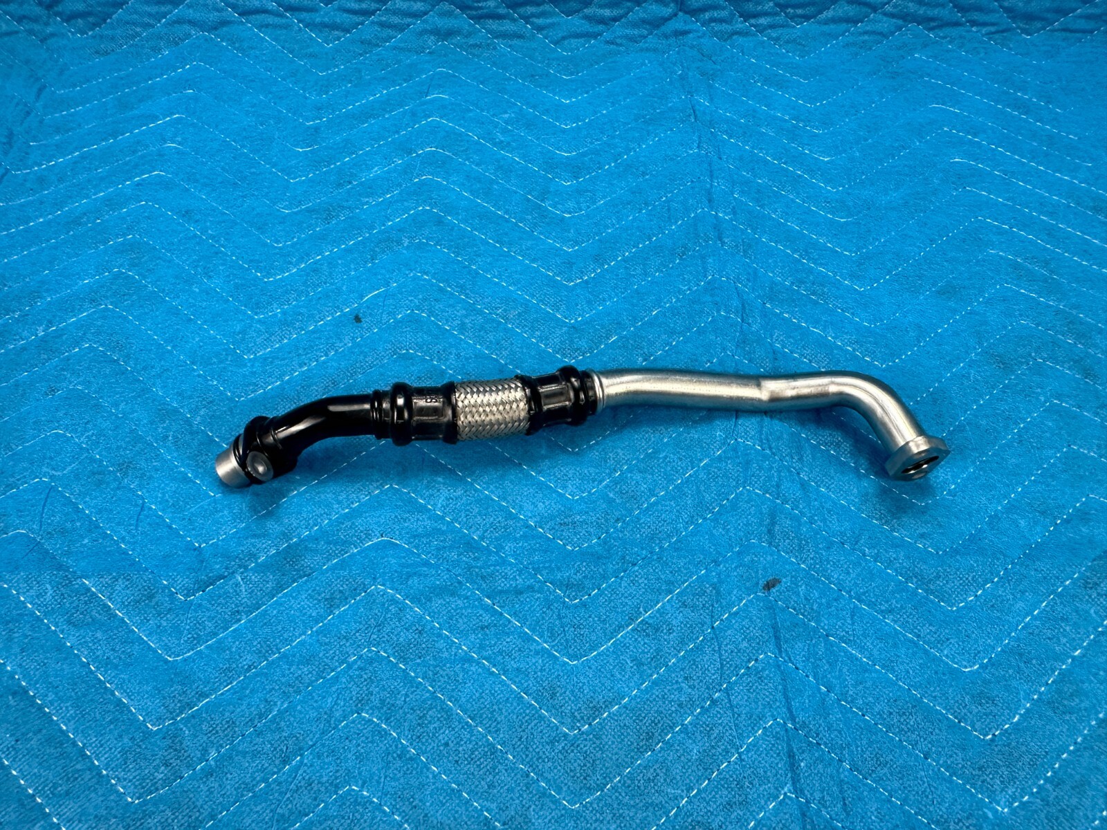 Bentley Flying Spur Turbocharger Return Oil Line Pipe Driver Side 2006-2012 OEM