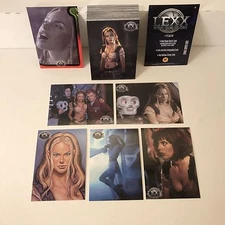 LEXX TV & COMIC Dynamic Forces 2002 Complete Card Set XENIA SEEBERG w/ 2 PROMOS