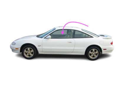 Fits: 1993-1996 Mazda MX6 2D Coupe Driver Side Left Front Door