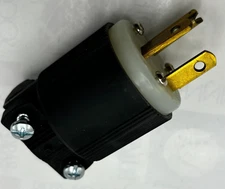 Cooper Wiring Devices 6866 Safety-Grip Plug 6-20p 20A 250V Electric ⭐