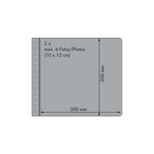 Leuchtturm KartonbläTter FüR Fotodrehstabbinder, 20 StüCk, 170G/Qm, Runde Ecken,-image