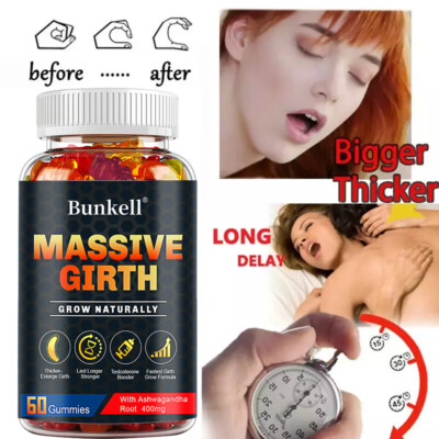 Massive Girth Gummibärchen zur Potenzsteigerung Extremes Testosteron