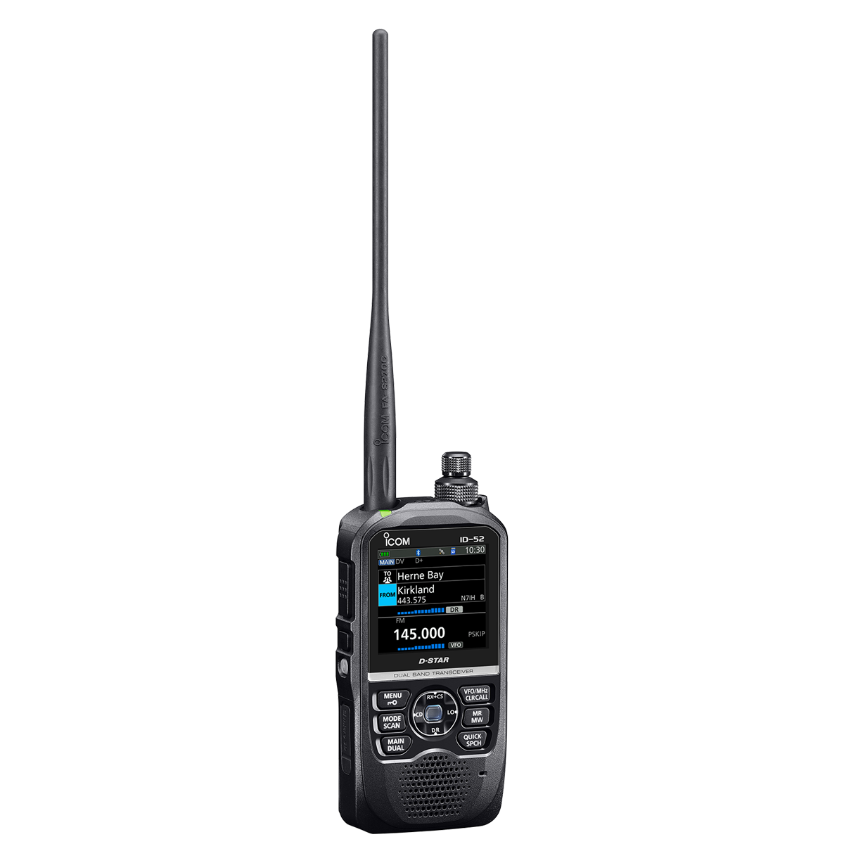 NEW ICOM ID-52A IPX7 Waterproof V/U AM/FM/DV Digital GPS/GLONASS