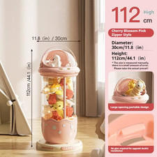 Astronaut Doll Storage Box Children'S Plush Toys Storage Boxes Transparent Plast