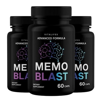 (2 pack) Memo Blast Capsules - MemoBlast Brain and Memory Support Formula 60ct