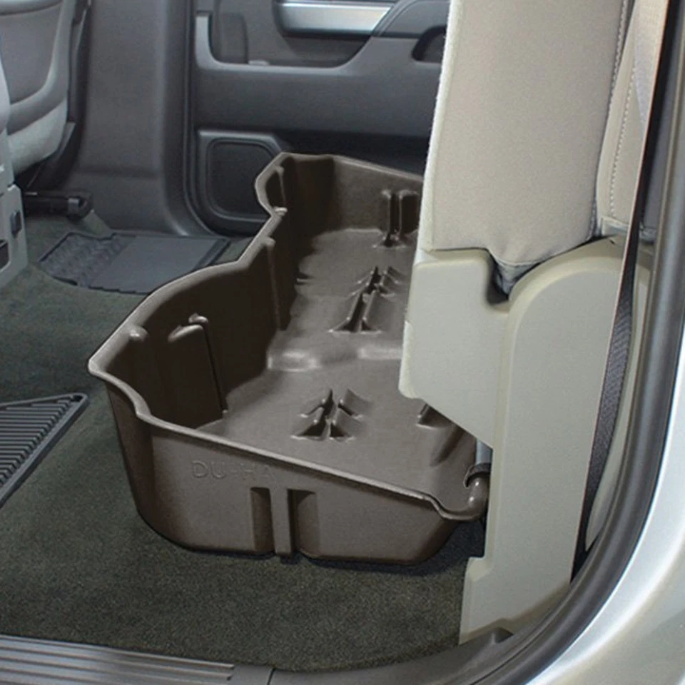 Du-Ha 10303 Brown Under Seat Storage Box Gun Case for Silverado Sierra Crew Cab - Image 2 of 4