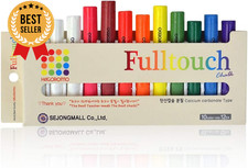 Color Chalk Non-Toxic Dustless Washable 12 Pcs Sidewalk Blackboard