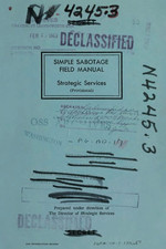 Simple Sabotage Field Manual Paperback