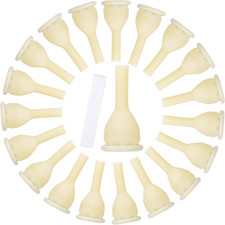 Catéteres de condón de látex de 25 mm para hombres 20 piezas, catéter de condón externo para incontinentes