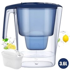 3,6L Wasserfilter Karaffe mit LCD-Anzeige | Trinkwasser Filter Pitcher Haushalts
