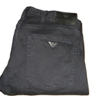 Armani Jeans J45 Slim Fit Stretch Denim W34 L33 Dark Navy Blue Mens 6x6j45 AJ