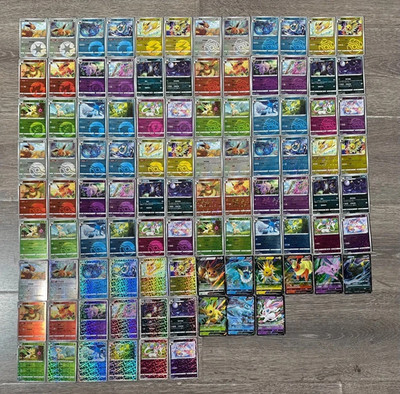 Pokemon S-Chinese Eevee Evolution 99 Card Set Gem Pack 2 CBB2C Holo NM 2025