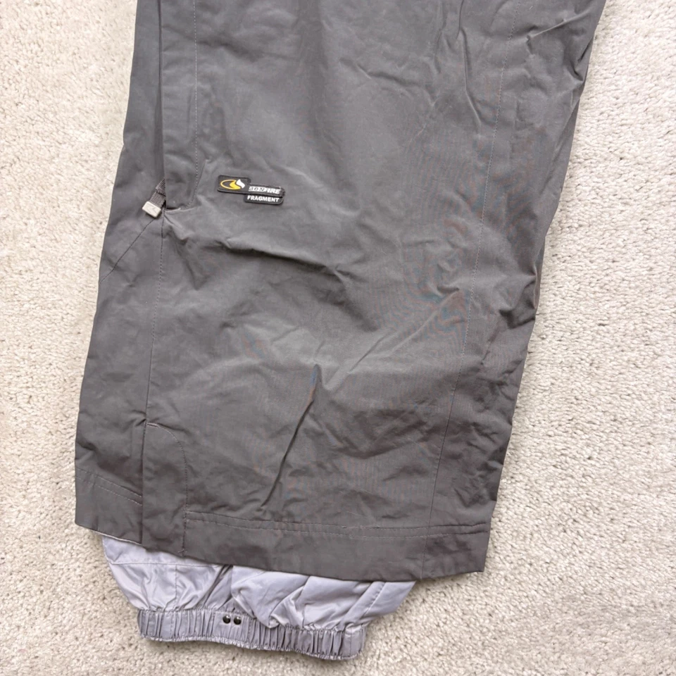 Pantalones de nieve Bonfire para hombre talla XL gris esquí snowboard bolsillos carcasa Foto 2 de 4