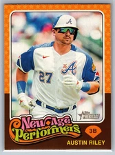 2024 Topps Heritage Austin Riley New Age Performers #NAP-18 Braves