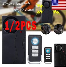 115dB Loud Wireless Anti-Theft Vibration Motorcycle Bike Security Alarm Remote