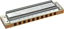 HOHNER Marine Band 1896/E Harmonic Minor Marine Band 10-Hole Harmonica