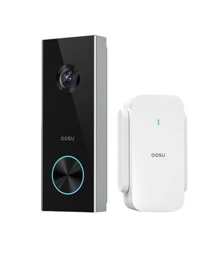 AOSU Video Doorbell Pro V8P1AX11 + WiFi Homebase Black/Space Gray