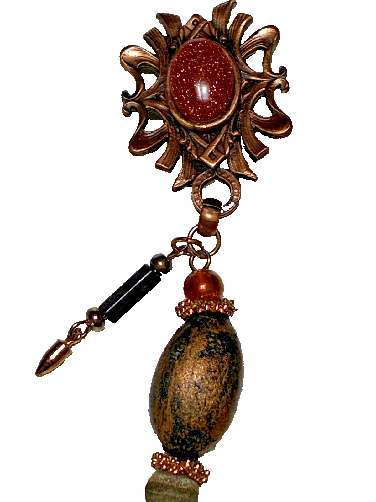 Signed Robert Rose Chandelier Statement Dangle Dr… - image 4