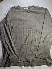 Pierre Cardin Men's Sz. L Brown Sweater. Great Item