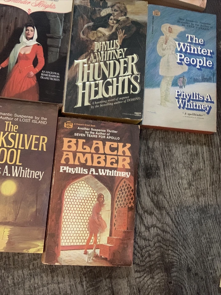 Lot of 11 Phyllis A. Whitney Vintage Paperback PB Books Thriller Romance Varity Foto 4 de 4