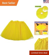 Small 5-Layer Tulle Tutu Skirt, Mini Dance Tutus Dress Costume for Halloween ...