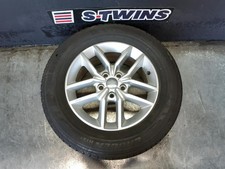 JEEP GRAND CHEROKEE WHEEL ALLOY FACTORY, 18X8IN, SILVER ACCENTS, LAREDO, WK, 09/