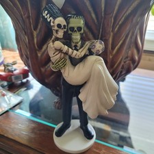 Frankenstein and Bride Figurine Statue