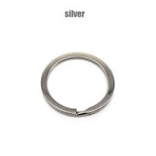 5Pcs High Quality Thickened Steel Split O Ring for Key Chain Keyring Pendant Fin