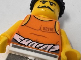 LEGO City Jail Prisoner Minifigure 92116 Prison Island 60130