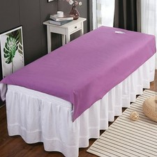 2pcs SPA Massage Table Cover Sheet Breathable Oil Resistant Waterproof Beauty