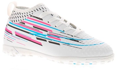 Turf 90 Jungen Turnschuhe Fußball Astro Turf Schuhe Scott Gummizug weiß UK Größe