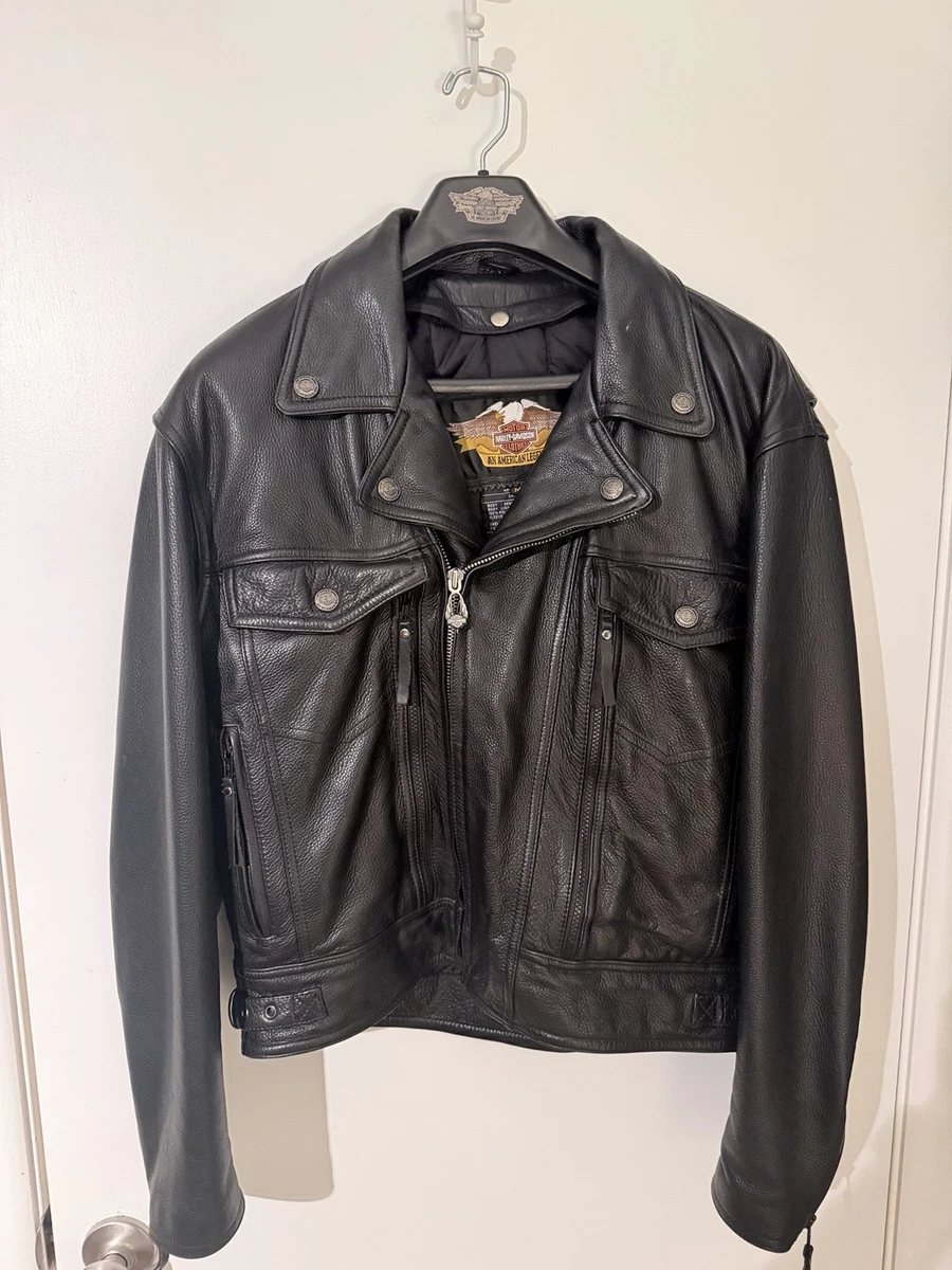 Harley-Davidson ジャケット 黒・緑 Harley-Davidson Motorcycle Jacket Green Coats, Jackets & Vests for