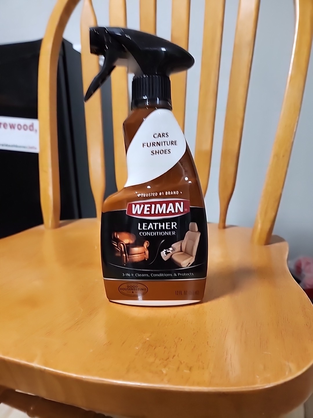 Weiman Leather Conditioner Cleaner for Car Seats Sofa Restore Protect 12oz Spray